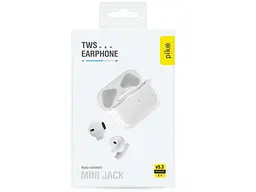 Навушники TWS PIKO MiniJack White (1283126583407) - мініатюра 8