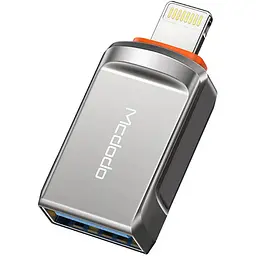 Адаптер Mcdodo OTG USB-A 3.0 to Lightning Adapter OT-8600 Сірий