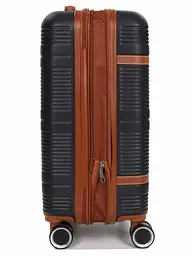 Валіза маленька S ABS-пластик Worldline Airtex 629 56×36×22см 38л Чорна - мініатюра 7