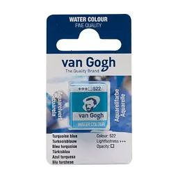 Фарба акварельна Van Gogh (522) Бірюзово-синій кювета Royal Talens (8712079419325)