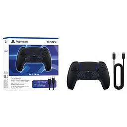Геймпад Sony Playstation DualSense Bluetooth PS5 Midnight Black (USB-C кабель) (1000051651) - мініатюра 6