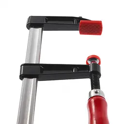 Струбцина INTERTOOL HT-6003, тип F, 300×80 мм, сталева з дерев’яною ручкою DIN5117 - мініатюра 3