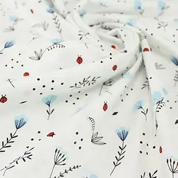 Пелюшкі муслінові Cosas Blue Wildflowers 110х150 см (MuslinDiapers_BushLightBlue_110x150) - мініатюра 3