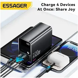 Акумулятор зовнішній Essager F3002 Series 27000mah Large Capacity Power Bank 220W - мініатюра 7