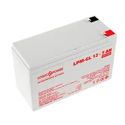 Акумулятор гелевий LogicPower LPM-GL 12-7 AH - мініатюра 2