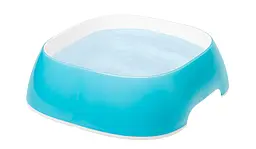 Миска для собак Ferplast Glam Large пластикова блакитна 23.5x22.5x7 см 1.2 л 71218015 - мініатюра 2