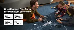 Зарядний пристрій ANKER Laptop GaN Charger 140W Smart з екраном PD 3.1 4 порти USB (B2697G41) - мініатюра 9