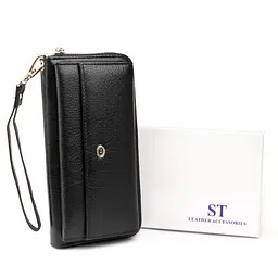 Жіночий шкіряний гаманець ST Leather 20х10х2 см acs0015391 - мініатюра 6