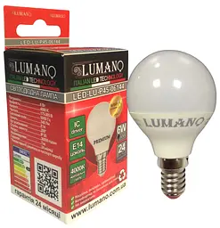 Лампа LED ДШ 10W E14 4000K 900Lm TM LUMANO
