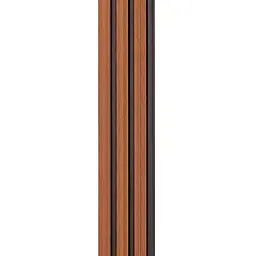 Рейка декоративна Sticker Wall PS 2900х115х12мм Каштановий SW-00001743 - мініатюра 5