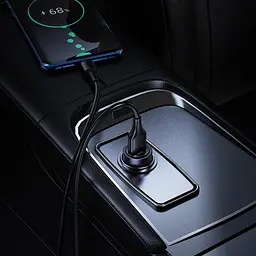 Адаптер автомобільний HOCO Energy single-port car charger Type-C set Z62 |1USB, 18W/3A, QC| - мініатюра 2