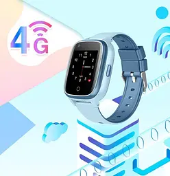 Дитячий смарт годинник Lemfo D31H з GPS трекером, SIM-картою, пульсометром, датчиком зняття з руки, прослушкою, кнопкою SOS та IP67 Рожевий - мініатюра 7