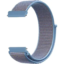 Ремінець DK CDK для Xiaomi Haylou LS10 (RT2) 22mm Nylon Sport Loop (012416) (cerulean)