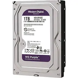 Жорсткий диск Western Digital Purple 1 TB WD10PURZ 3.5 SATA III - мініатюра 3