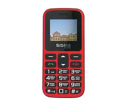 Телефон кнопковий Sigma Mobile Comfort 50 HIT червоний (4827798120958) - мініатюра 3