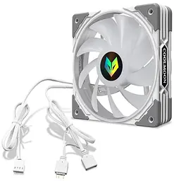 Вентилятор Coolmoon 120мм CM-AS1-W White (CM-AS1-W) - мініатюра 4