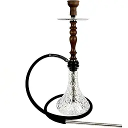 Кальян Aroma Hookah Bravo Brown Craft Crystal Clear - мініатюра 2