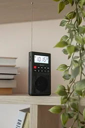 Портативне радіо із Bluetooth 5.3 - радіоприймач HOCO HI51 AM FM USB microSD - мініатюра 5