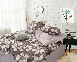 Комплект постільної білизни з компаньйоном TAG Tekstil S482 Сімейний