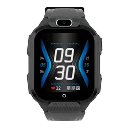 Дитячий смарт годинник D08 з GPS трекером, 4G сім-картою та відеодзвінком Чорний - мініатюра 2