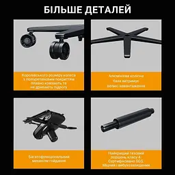 Ігрове крісло Anda Seat Kaiser 2 Pro Grey Fabric Size XL (AD12YXL-17-G-F-G01) - мініатюра 14