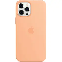 Чохол Silicone Case with MagSafe для iPhone 12 Pro Max (Cantaloupe) AAA [57149] - мініатюра 3