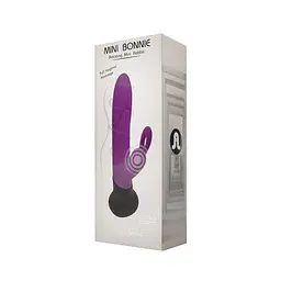 Вібратор з обертанням стовбура Adrien Lastic Mini Bonnie з петелькою для пальчика - мініатюра 5