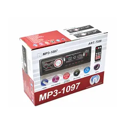 Автомагнітола чорна зі знімною панеллю Bluetooth+USB+SD+AUX 4x50W 1097 BT - мініатюра 4