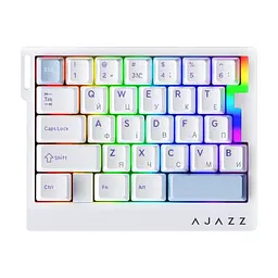 Клавіатура Ajazz AK029 Ice Island Magnetic Switch USB UA White/Blue (AK029-I-WB)
