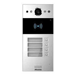 IP-відеопанель на 4 абоненти 2Mp Akuvox R20B SIP зі зчитувачем EM-Marine / Mifare / NFC (87-00033)