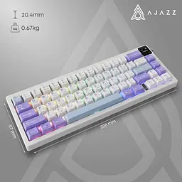 Клавіатура Ajazz AK650 Flying Fish Switch Purple (AK650-FF-PWB) - мініатюра 9