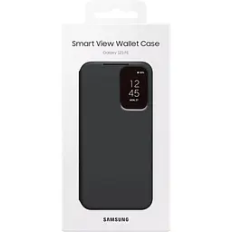 Оригінальний чохол-книжка Samsung для Galaxy S23 FE Clear View Smart Wallet Case Black (EF-ZS711CBEGRU) - мініатюра 5