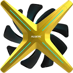 Вентилятор Alseye X12 Push ARGB Yellow (AS.04.03.0028) - мініатюра 1