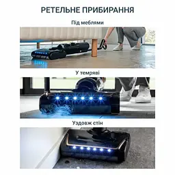 Rowenta Пилосос Rowenta безпровідний миючий X-Clean 7, 250Вт, конт пилок -0.5л, конт для води-0.65л, автон. робота до 50хв, вага-4.2кг, НЕРА, чорний - мініатюра 5