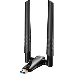 Бездротовий USB Wi-Fi адаптер Pix-Link AX1800 LV-UAX04, 2.4 / 5 GHz чорний (17961) - мініатюра 1