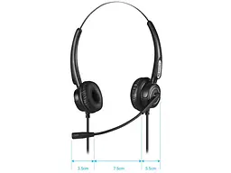 Навушники з мікрофоном Sandberg USB Office Headset Pro Stereo (126-13) - мініатюра 2