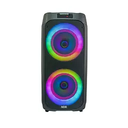 Портативна колонка Bluetooth NDR 1096A 2х8", портативна акустика з мікрофоном, караоке колонка з радіо (ST) - мініатюра 2