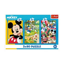 Пазл Trefl Mickey&friends Команда Міккі Мауса 3 х 80 елементів (5900511348873) - мініатюра 5