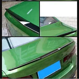 Спойлер багажника універсальний TPU 120 см V-Type / 3М скотч / Чорний глянець - мініатюра 3