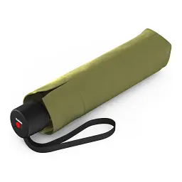 Парасоля Knirps A.050 Solids Olive механічна, складана (Kn95-7051-8879) - мініатюра 3