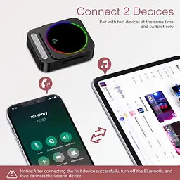 Bluetooth AUX ресивер LOFICOPER 5.3 для авто з Hands-Free - мініатюра 5