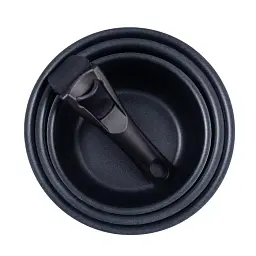 Набір ковшів зі знімною ручкою Bergner Click & cook, 16/18/20 см, 4 предмета (BG-31608-BK) - мініатюра 2
