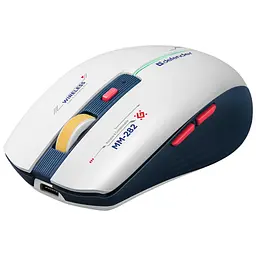 Мишка Defender Dila MM-282 Wireless White/Blue (52282) - мініатюра 5
