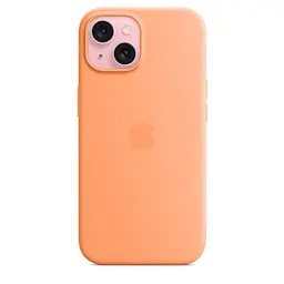 Силіконовий чохол CasePro Silicone Case з MagSafe Orange Sorbet для iPhone 15 Plus - мініатюра 2