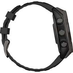 Смарт-годинник Garmin Fenix 8 Solar Sapphire 47mm Carbon Gray DLC Titanium with Black/Pebble Gray Silicone Band (010-02906-11) [115067] - мініатюра 5