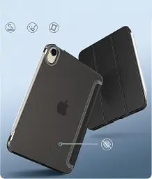 Чохол до планшета BeCover Tri Fold Hard Apple iPad Mini 7 2024 Black (712450) - мініатюра 2