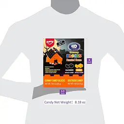 Жувальні цукерки Amos Halloween 4D Gummy Blocks Haunted House 232 г - мініатюра 6