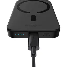 Павербанк Baseus Magnetic Wireless Mini Air Black 6 000 mAh / 20 Вт (P10059002113-00) - мініатюра 5