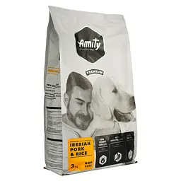 Сухий корм для собак Amity Iberian Pork&Rice, з іберійською свининою та рисом, 3 кг (8436538947920) - мініатюра 3