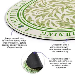 Вологопоглинаючий килимок Sticker Wall 38 x 58CM x 3MM D SW-00001570 - мініатюра 2